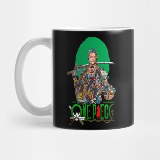 Aesthetic anime story pirate hunter zoro Mug